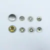 Botones de presión de cuatro partes YKK, botones simples de cobre para ropa y chaquetas, botones de presión ocultos de metal, artículo de venta caliente en stock