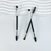 Pincel de Maquiagem Personalizado pelo Fabricante, Pincel de Sobrancelha Dupla Face, Pincel Chanfrado, Escovinha Espiral para Cílios, Pincel Tridimensional One-Brush, Multiuso, Pacote Conveniente com Um Pincel