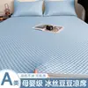 Alfombrilla Refrigerante Hielo Frijol Verano Enfriamiento Mat de Hielo Seda 2026 Nuevo Modelo Individual Dormitorio Aire Acondicionado Suave Lavable a Máquina