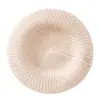 Gorro de Cachemira para Mujer 100% Cachemira Pura Nueva Moda Retro Color Sólido Parte Superior Plana Cálido Boina Tejida