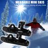 Botas de snowboard para deportes de invierno al aire libre Snowfeet, minibotas de esquí, esquí circular, snowboard, suministros de esquí