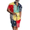 Camisa Estampada Abstrata com Arte Degradê Nova 2024 Para o Dia a Dia Primavera Verão Camisa de Manga Longa Dobrável