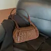 Bolsas de Alta Gama para Mujer 2025 Nuevo Versátil Elegante Bolso de Hombro Casual para el Trabajo Bolso Cruzado Tipo Almohada Bolso de Béisbol