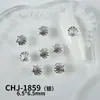 Serie estilo océano accesorios de aleación para decoración de uñas mini versátiles estrella de mar concha sirena cocotero decoraciones de uñas DIY