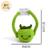 Amazon New Wool Pepino Energia Positiva Batata Engraçada Expressão Bolsa Artesanal Crochê Enfeites Boneca Bonita