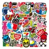 101 pegatinas de marca de moda sin repetir cuaderno pegatinas para patineta pegatinas para guitarra estuche de viaje pegatinas de graffiti para coche