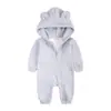 Roupas para bebês masculinas e femininas 0-2 anos em forma de animal macacão de inverno quente para engatinhar roupas de fabricantes atacado