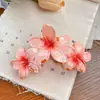 Grampo de Cabelo Flor de Ovo Grande 11cm Venda Quente Transfronteiriça Europeia e Americana para Mulheres Flor para Cabelo de Férias na Praia Grampo Tubarão