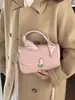 Bolso Cuadrado Pequeño de Moda Casual para Llevar en la Mano 2025 Nuevo Bolso de Hombro Estilo Moderno que Combina con Todo Bolso Mensajero Coreano de Alta Gama