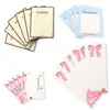 Tarjetas de accesorios para pasadores de pelo de lazo, tarjeta de pasador de pelo universal estilo coreano, en stock, tarjeta de pasador de pelo floral linda