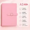 Caderno Personalizável com Impressão de Logo, Fivela, Couro Bovino com Textura de Pele, Bloco de Notas para Escritório, Diário A5, Caderno Criativo