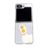 Funda para teléfono Samsung zflip6 aplicable transfronteriza zflip6 transparente Galaxy zflip3/4/5/1/2 generación W24