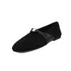 Zapatos de moda para mujer de 1 cm, suela blanda, modelo nuevo de otoño 2026, zapatos planos sin cordones de punta redonda, poco profundos para mujer