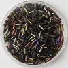 Cuentas de Tubo de Vidrio Redondo de Colores de 4~5 mm Cuentas de Arroz de Vidrio Corto Hechas a Mano para Ensartar Cuentas Sueltas 1 Bolsa Grande 50g Aproximadamente 1500 Piezas