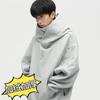 American Style High Street Heavy fleece-forrado espessado moletom com capuz masculino outono e inverno Ins Top solto casal jaqueta para homens e mulheres