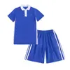 Uniforme Escolar de Shenzhen Algodón Puro Ropa de Verano Uniforme de Escuela Secundaria Tops de Manga Corta Pantalones Estudiantes de Secundaria Uniformes de Invierno