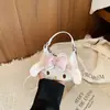 Bolso de Mano con Hombro de Flor Corazón Girly con Lazo y Orejas de Conejo 3D Tipo Bolso de Axila Mochila Casual para Salir