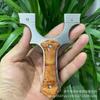Tirachinas nueva rápida de presión de acero inoxidable para pantorrilla, plana recta de cuero, CNC completo de alta precisión, para combate competitivo al aire libre