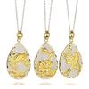 Colgante Creativo de Loto de Jaspe Hetian Chapado en Oro Incrustado con Jaspe Pez de la Herencia Urraca Pájaro Colgante de Jaspe Collar