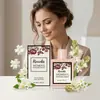 Perfume Femenino Ligero Floral Jazmín - Fragancia Floral Fresca para el Viaje Diario y Citas, Estilo Elegante, Aroma Fresco de Larga Duración