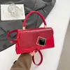 Bolso de Mano con Textura para el Trayecto 2025 Otoño Nuevo Bolso de Hombro Cruzado Pequeño Cuadrado Bolso de Mano Popular de Moda