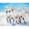 Dropshipping Transfronterizo Pintura al Óleo Digital al por Mayor Pinturas sin Marco 40X50 Amazon Wish Fábrica de Pintura Vestíbulo Ozon Caballo