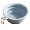 Tigela de Silicone Dobrável para Pet 350ml, Tigela Dobrável Portátil para Cães Alimentador de Água, com Clipe para Pendurar, Tigela para Viagem ao Ar Livre para Cães Gatos