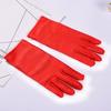 Guantes Transparentes de Spandex Personalizados para Mujer, Protección Solar, Delgados, Elásticos, para el Trabajo, Ciclismo, Guantes Blancos, Joyería, Guantes de Baile Cuadrado