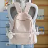 Nova Mochila de Viagem Fofa Fresca de Alto Valor com Laço para Meninas Estilo Menina Doce Mochila de Estudante Estilo Japonês Ins