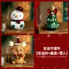 Enfeite de Mesa Papai Noel Decorações de Natal Cenário Enfeite Boneco de Neve Brinquedo Presente para Crianças