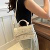 2026 Bolso Cuadrado Pequeño de un Solo Hombro Nuevo y Elegante Bolso de Moda Simple para Mujer Bolso Cruzado Estético Casual con Personalidad