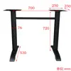 Pé de Mesa Restaurante Ocidental Ferro Fundido Suporte de Aço Inoxidável Loja de Chá de Leite Placa de Rocha Mármore Suporte de Barra Suporte de Pé de Mesa Atacado