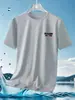 Camiseta de Malla de Hielo Transfronteriza para Hombre Verano Delgada Transpirable de Secado Rápido Camiseta Deportiva Holgada Casual Talla Grande Manga Corta
