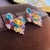 Brincos de Amor Zircônia Agulha Prata Doce Coreano Cool Personalizado Criativo Design Brincos Luz Luxo Yiwu Brincos Atacado