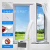 Tela para Aire Acondicionado Dos Agujeros Tela Selladora de Ventana Vacía Deflector de Aire Acondicionado Parabrisas de Aire Acondicionado Móvil Tela Selladora de Aire Acondicionado