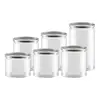 Latas de plástico PET, pequeños recipientes transparentes para mariscos, pepinillos y polvo medicinal, latas de embalaje a prueba de humedad, frascos vacíos, botellas selladas