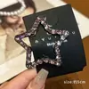 Pinza lateral fresca y dulce en forma de estrella, pinza para el cabello de alta gama estilo dopamina, accesorio para el cabello de pinza para flequillo exquisito y simple