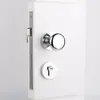 Cerradura de puerta americana moderna antigua cobre bola dividida dorada interior simple estilo europeo bronce mango redondo bola