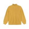 [En stock, camisa de base de color sólido de cuello medio alto para bebés y niños de Corea del Sur para niños y niñas, suéter de primavera y otoño, nuevo tejido]