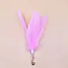Caña de Juguete para Gatos con Plumas y Cascabeles, Cabezal de Repuesto, Juguete para Gatos para Autoentretenimiento y Alivio del Aburrimiento, Accesorios de Juguete de Felpa para Mascotas Gatos