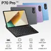 Tableta transfronteriza de 10.1 pulgadas P70 Android 512G compatible con WiFi Bluetooth fabricante de origen de tableta TK dropshipping