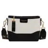 Bolso Cruzado de Color Contrastante Xiaozhong Lingge para Mujer Invierno 2024 Nuevo Elegante Versátil Bolso de Viaje Moda Bolso de Hombro para Viajes
