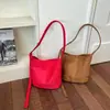 Bolsa balde estilo japonês para mulheres, nicho da moda coreana casual simples 2026 outono bolsa de ombro transversal para verão