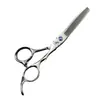Tijeras de Peluquería Sanya Sy Blue Brick de 6.0 pulgadas Tijeras para Cortar el Cabello Tijeras Planas Tijeras para Flequillo Tijeras Adelgazadoras
