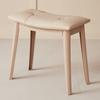 Taburete de Montura Taburete para el Hogar Taburete de Maquillaje Silla para Tocador de Habitación de Niñas Banco Cuadrado de Plástico Espesado con Bolsa Suave Taburete Bajo