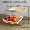 Cesta de Frutas e Pães de Três Camadas com Tampa, Suporte de Exibição de Alimentos Multicamadas, Multifuncional para Sobremesas e Doces