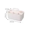 Organizador de plástico con compartimentos para snacks y maquillaje, cesta de cocina moderna minimalista, bolso de oficina, caja de almacenamiento de escritorio, portátil