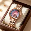 Gelangdi Reloj de Mujer Más Vendido Hecho a Medida Transfronterizo Corazón del Océano Esfera de Diamante Reloj de Cuarzo para Mujer Fábrica de Guangzhou Stock Listo