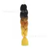 Fibra química de tres colores, cuatro colores, cinco colores, degradado, seda de alta temperatura, trenza grande, trenza jumbo, trenza burbuja, material para trenzas de cabello