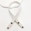 Bolso de mano con línea de presión cruzada correa cierre a presión tejido diagonal debajo del brazo bolso de mujer correa de hombro de cuero de repuesto accesorio desmontable